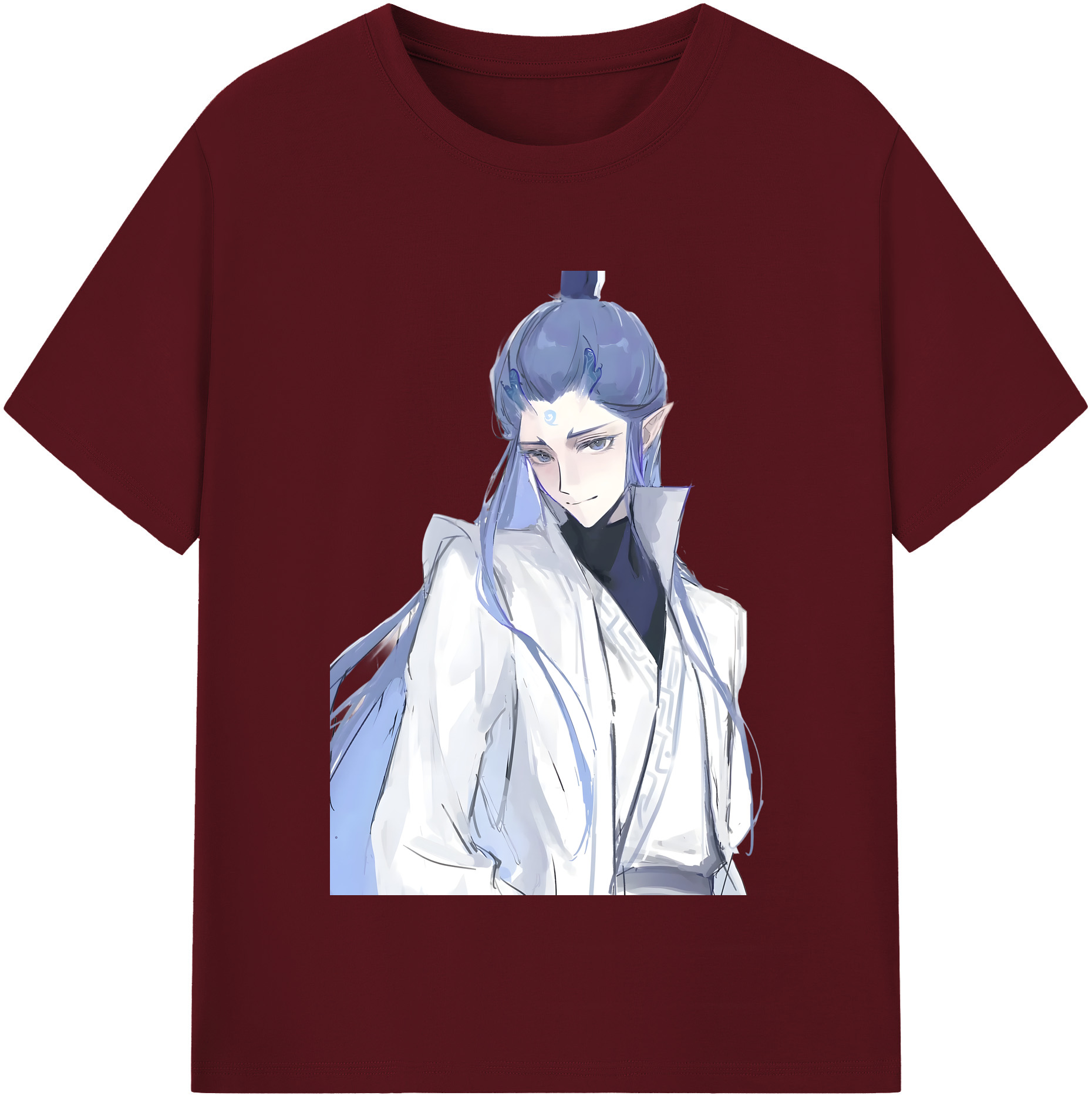 （画像用） Ne Zha 2 ナタ 魔童の大暴れ 綿100％半袖Tシャツ（フロントプリント）